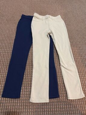 Place Girls Pull-On Leggings - Navy & Khaki